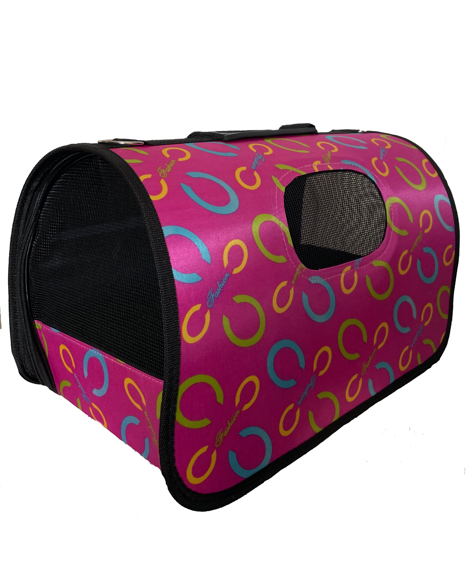 Cestovní taška pro kočky Růžová 40x26x26cm
